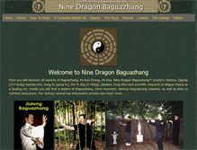 Tablet Screenshot of jiulongbaguazhang.com